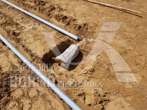 Installing copper /copper sulphate reference electrodes in soil and on tank bottom