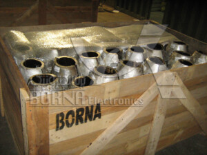 Bracelet aluminum anodes manufactured by Borna Electronics Co. used in submarine pipelines