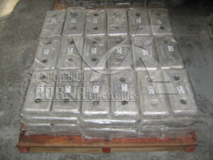 Magnesium anodes manufactured by Borna Electronics Co. for heat exchangers