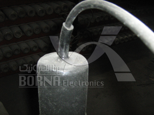 Shrinkable cap used in high silicon cast iron anodes manufactured by Borna Electronics Co.