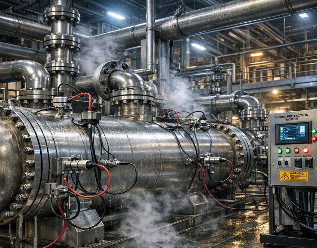Acid Heat Exchangers Anodic Protection