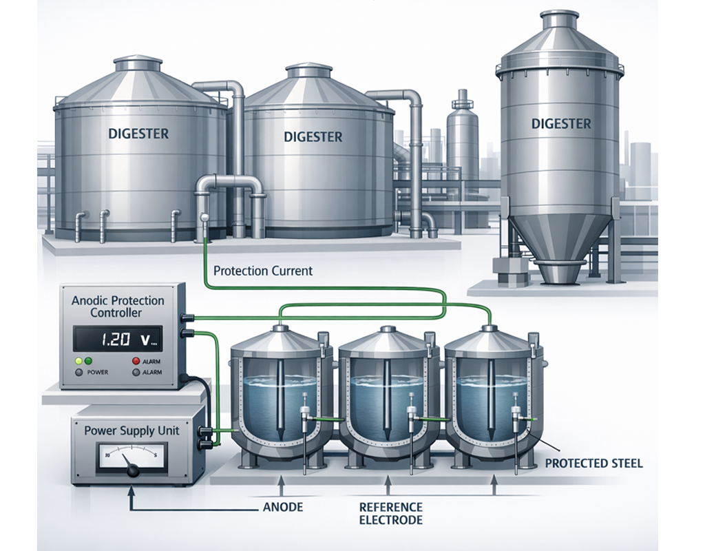 Pulp and Paper Mills Anodic Protection